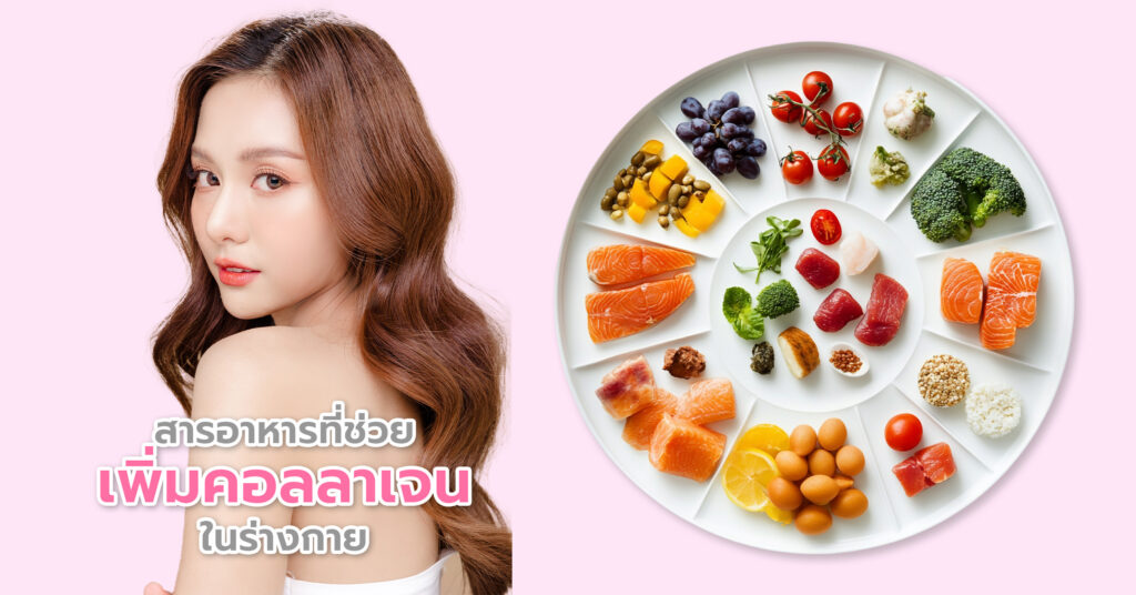 Collagen type 1 2 3 ต่างกันยังไง คอลลาเจน (Collagen) คือโปรตีนที่มีมากที่สุดในร่างกายของเรา คิดเป็น 1 ใน 3 ของโปรตีนทั่วร่างกาย คอลลาเจนเป็นเส้นใยโปรตีนชนิดหนึ่งที่ทำหน้าที่เป็นตัวเชื่อมโยงเนื้อเยื่อต่าง ๆ ในร่างกาย ช่วยให้อวัยวะและเนื้อเยื่อมีโครงสร้างที่แข็งแรงและยืดหยุ่น